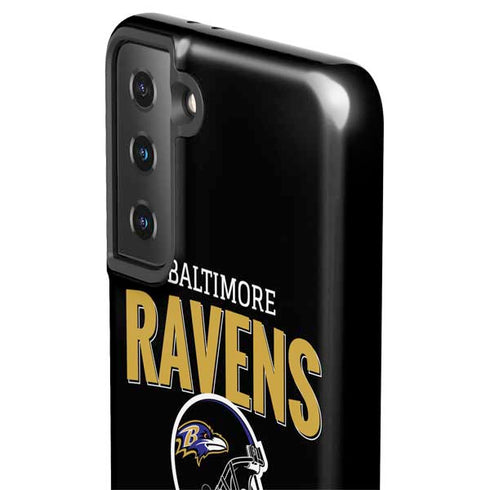 NFL Baltimore Ravens Helmet Galaxy S21 FE Pro Case