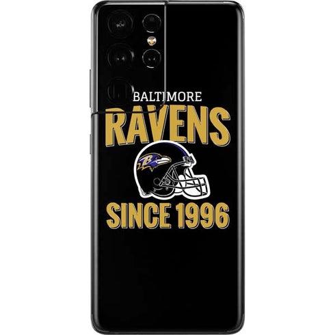 NFL Baltimore Ravens Helmet Galaxy S21 Ultra 5G Skin