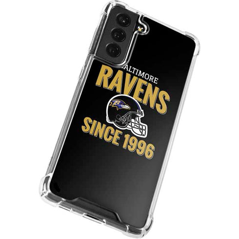 NFL Baltimore Ravens Helmet Galaxy S22 Clear Case