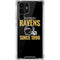 NFL Baltimore Ravens Helmet Galaxy S22 Ultra Clear Case
