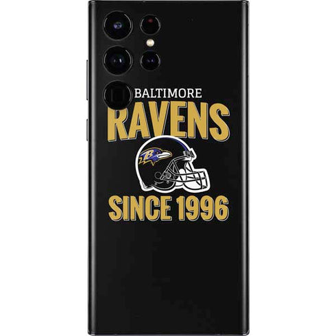 NFL Baltimore Ravens Helmet Galaxy S22 Ultra Skin