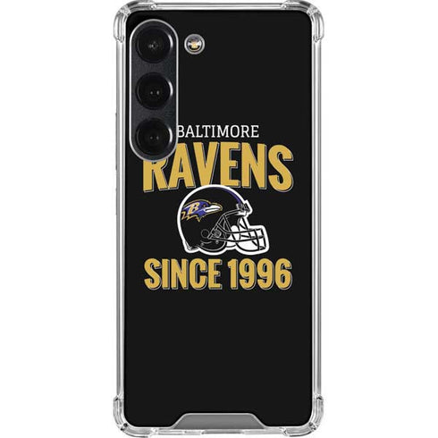 NFL Baltimore Ravens Helmet Galaxy S23 Clear Case