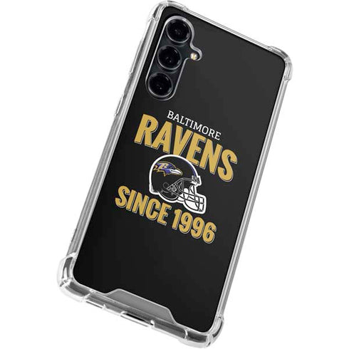 NFL Baltimore Ravens Helmet Galaxy S23 FE Clear Case