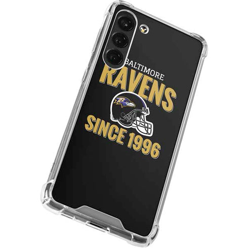 NFL Baltimore Ravens Helmet Galaxy S23 Plus Clear Case