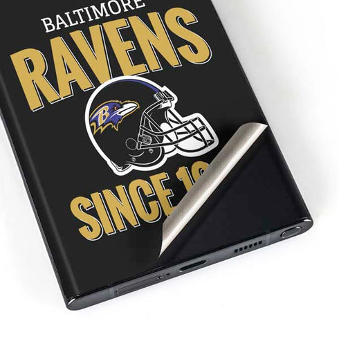 NFL Baltimore Ravens Helmet Galaxy S23 Ultra Skin