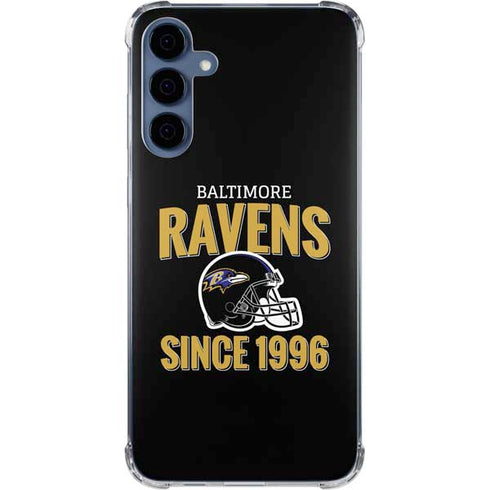 NFL Baltimore Ravens Helmet Galaxy S24 Clear Case