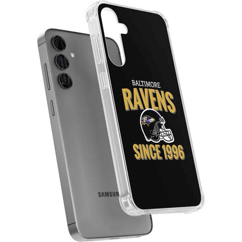 NFL Baltimore Ravens Helmet Galaxy S24 Plus Clear Case