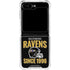 NFL Baltimore Ravens Helmet Galaxy Z Flip5 5G Clear Case