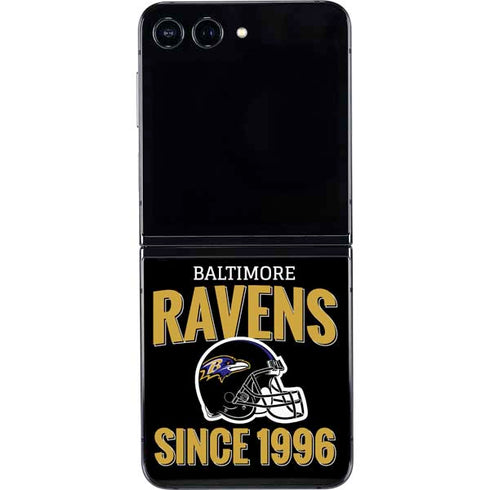 NFL Baltimore Ravens Helmet Galaxy Z Flip5 5G Skin