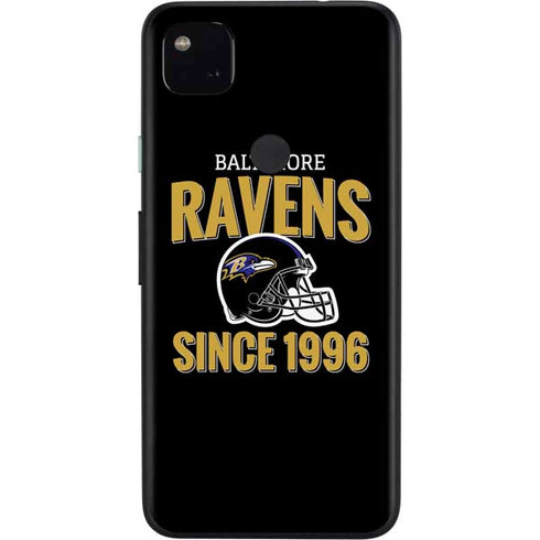 NFL Baltimore Ravens Helmet Google Pixel 4a Skin