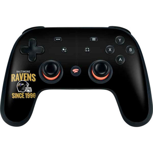 NFL Baltimore Ravens Helmet Google Stadia Controller Skin