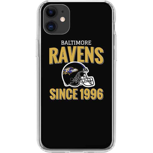 NFL Baltimore Ravens Helmet iPhone 11 Clear Case