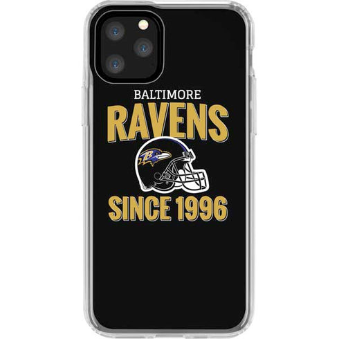 NFL Baltimore Ravens Helmet iPhone 11 Pro Clear Case