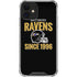 NFL Baltimore Ravens Helmet iPhone 12 Mini Clear Case