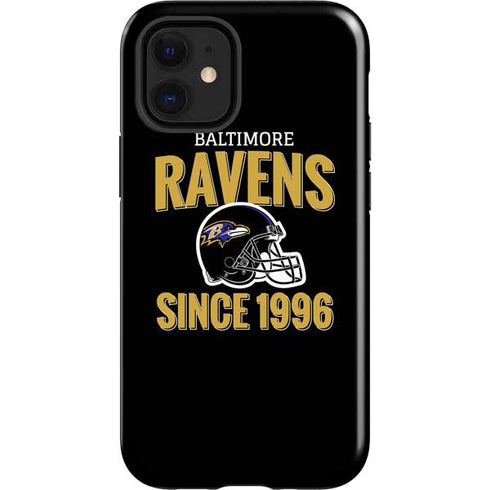 NFL Baltimore Ravens Helmet iPhone 12 Mini Impact Case