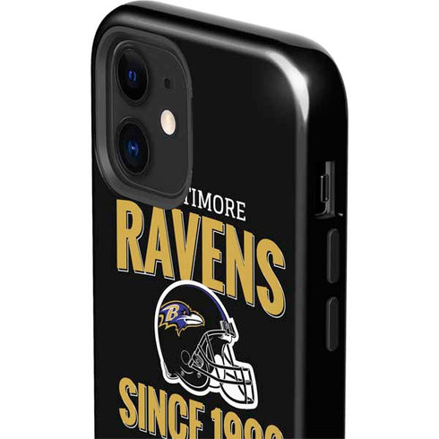 NFL Baltimore Ravens Helmet iPhone 12 Mini Impact Case