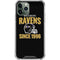 NFL Baltimore Ravens Helmet iPhone 12 Pro Clear Case