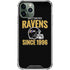 NFL Baltimore Ravens Helmet iPhone 12 Pro Clear Case