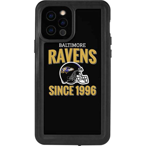 NFL Baltimore Ravens Helmet iPhone 12 Pro Waterproof Case