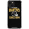 NFL Baltimore Ravens Helmet iPhone 13 Mini Clear Case