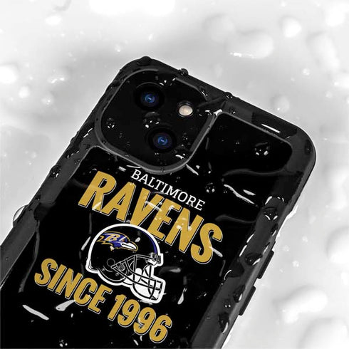 NFL Baltimore Ravens Helmet iPhone 13 Mini Waterproof Case