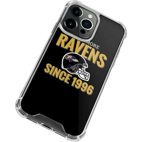 NFL Baltimore Ravens Helmet iPhone 13 Pro Max Clear Case