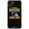 NFL Baltimore Ravens Helmet iPhone 14 Clear Case
