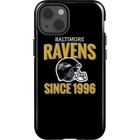 NFL Baltimore Ravens Helmet iPhone 15 Impact Case