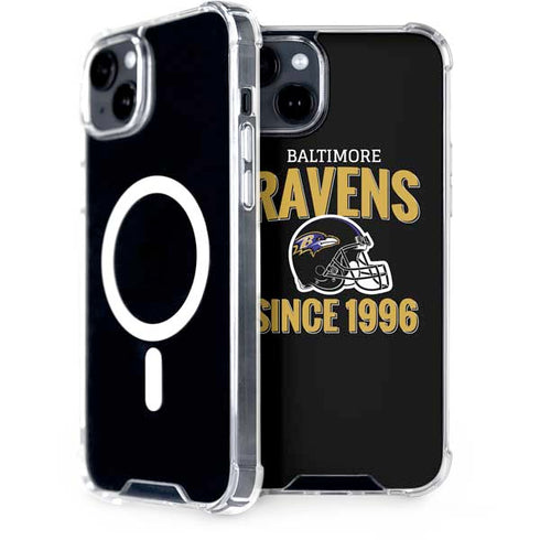 NFL Baltimore Ravens Helmet iPhone 15 Plus MagSafe Case