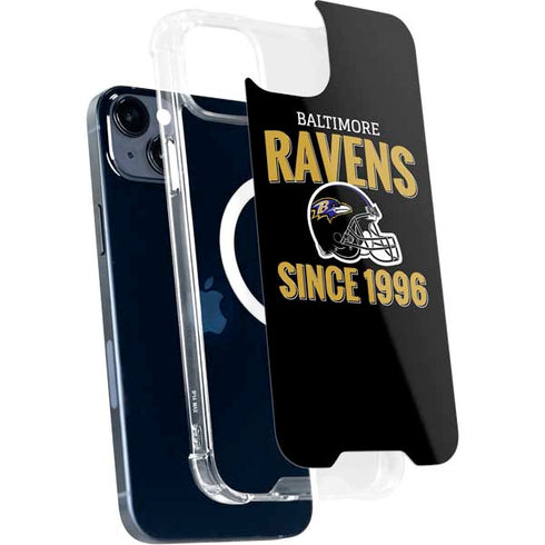 NFL Baltimore Ravens Helmet iPhone 15 Plus MagSafe Case