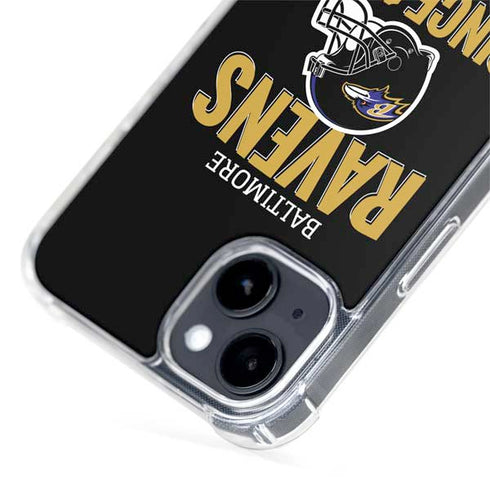 NFL Baltimore Ravens Helmet iPhone 15 Plus MagSafe Case