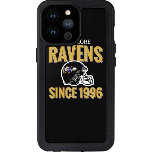 NFL Baltimore Ravens Helmet iPhone 14 Pro Max Waterproof Case