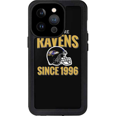 NFL Baltimore Ravens Helmet iPhone 14 Pro Waterproof Case