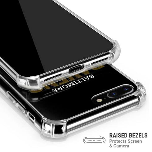 NFL Baltimore Ravens Helmet iPhone 7/8 Plus Clear Case