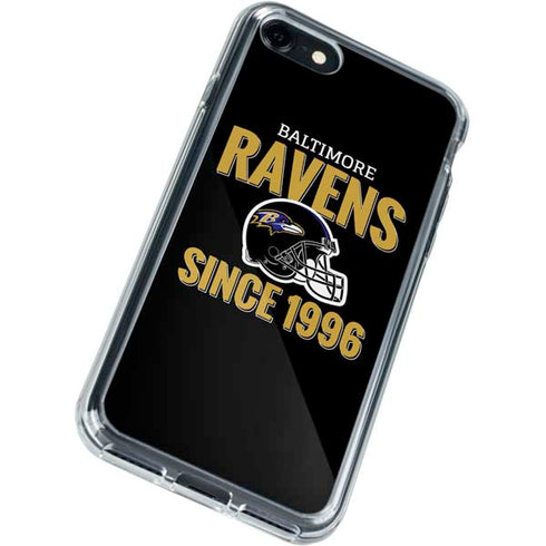 NFL Baltimore Ravens Helmet iPhone SE (2nd & 3rd Gen) Clear Case