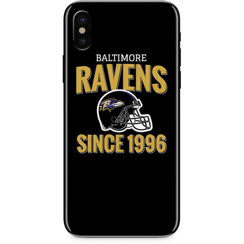 NFL Baltimore Ravens Helmet iPhone X Skin