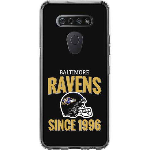 NFL Baltimore Ravens Helmet LG K51/Q51 Clear Case