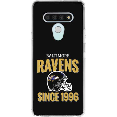 NFL Baltimore Ravens Helmet LG Stylo 6 Clear Case