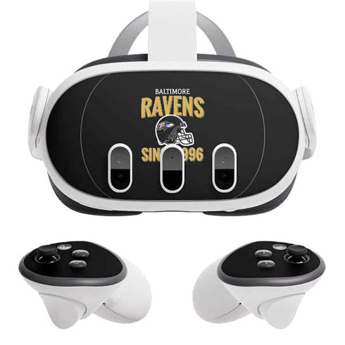 NFL Baltimore Ravens Helmet Meta Quest 3 Skin