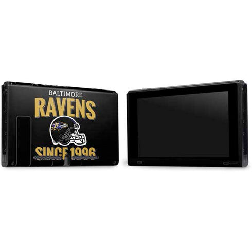 NFL Baltimore Ravens Helmet Nintendo Switch Bundle Skin