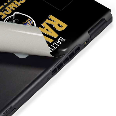 NFL Baltimore Ravens Helmet Nintendo Switch Bundle Skin