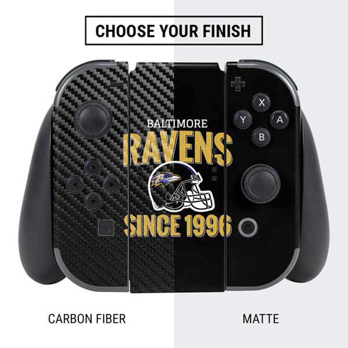 NFL Baltimore Ravens Helmet Nintendo Switch Bundle Skin