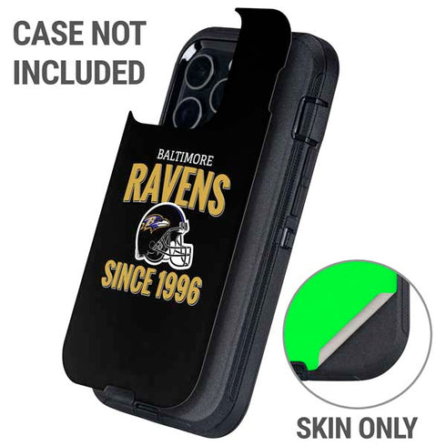 NFL Baltimore Ravens Helmet Otterbox Defender iPhone Skin
