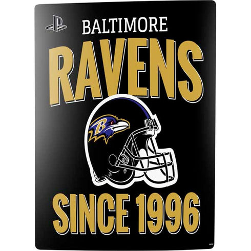 NFL Baltimore Ravens Helmet PS5 Digital Edition Console Skin