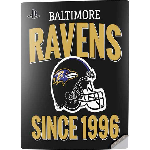 NFL Baltimore Ravens Helmet PS5 Digital Edition Console Skin