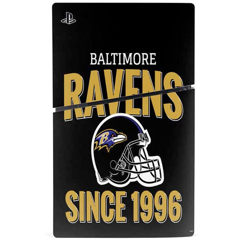 NFL Baltimore Ravens Helmet PS5 Slim Disk Bundle Skin