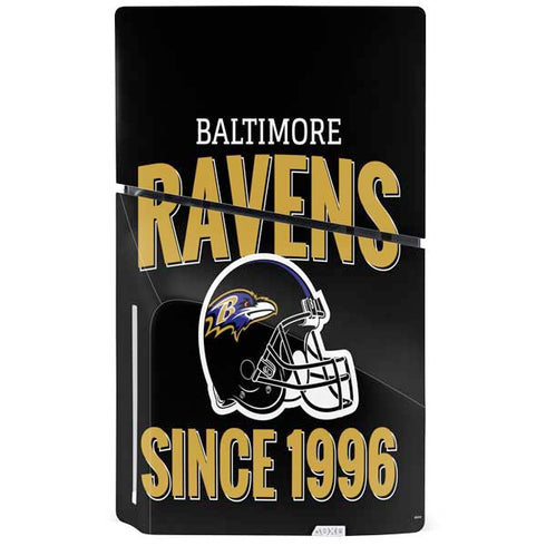 NFL Baltimore Ravens Helmet PS5 Slim Disk Bundle Skin
