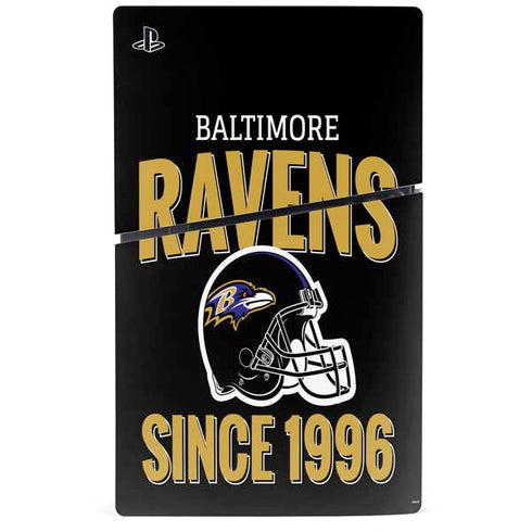 NFL Baltimore Ravens Helmet PS5 Slim Disk Console Skin