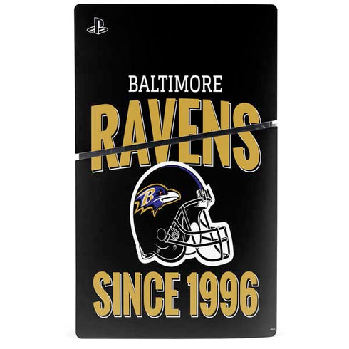 NFL Baltimore Ravens Helmet PS5 Slim Digital Edition Bundle Skin