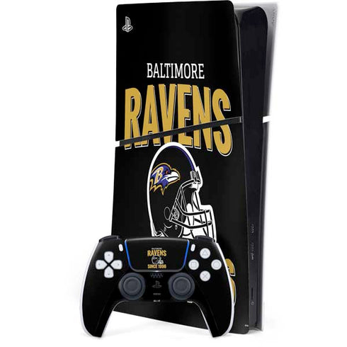 NFL Baltimore Ravens Helmet PS5 Slim Digital Edition Console Skin